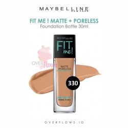 Maybelline - Fit Me Matte + Poreless Foundation Bottle 30ML - 330(Toffee)