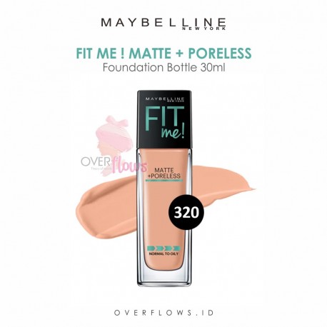 Maybelline - Fit Me Matte + Poreless Foundation Bottle 30ML - 320(Natural Tan)