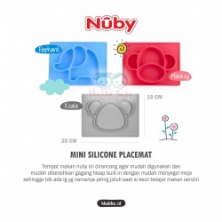 Nuby - Mini Silicone Placemat Pink - Monkey (120930)