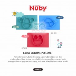 Nuby - Large Silicone Placemat Pink - Owl (120927)