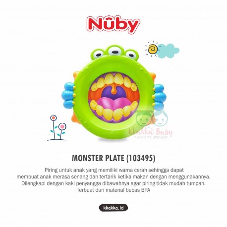 Nuby - Monster Plate (103495)