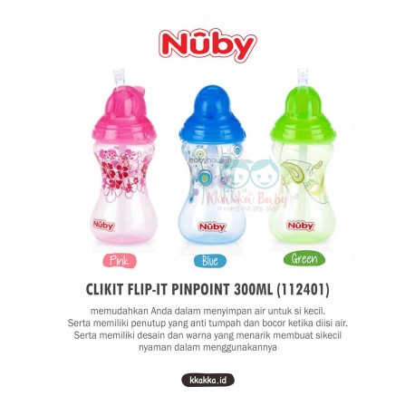 Nuby - Clikit Flip-it Pinpoint 300ml (112401)