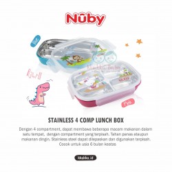 Nuby - Stainless 4 Comp Lunch Box