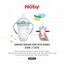 Nuby - Comfort Medium Flow with Handle 250ml (113870)