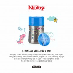 Nuby - Stainless Steel Food Jar - Blue (123213)