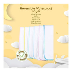 Babybee - Reversible Waterproof Layer - Tosca-Mint