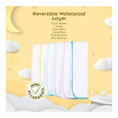 Babybee - Reversible Waterproof Layer - Tosca-Mint