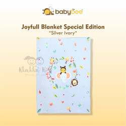 Babybee - Joyfull Blanket Special Edition - Silver-Ivory