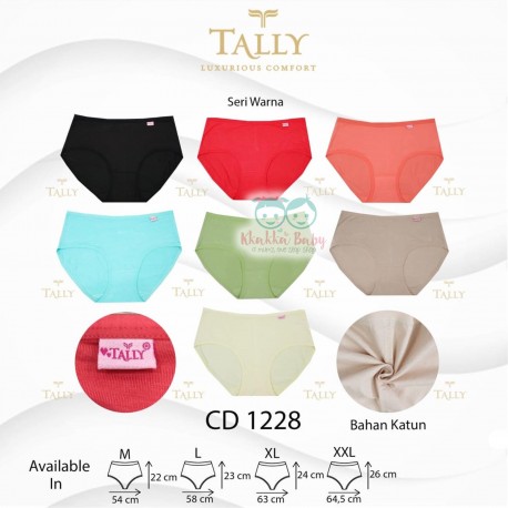 Tally - ECER 1Pcs Celana Dalam 1228 [ECER 1PCS]