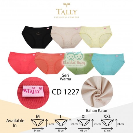 Tally - ECER 1 Pcs - Celana Dalam C1227 [ECER 1 PCS]
