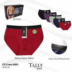 Tally - ECER 1Pcs Celana Dalam Pria 8001 [ECER 1PCS]