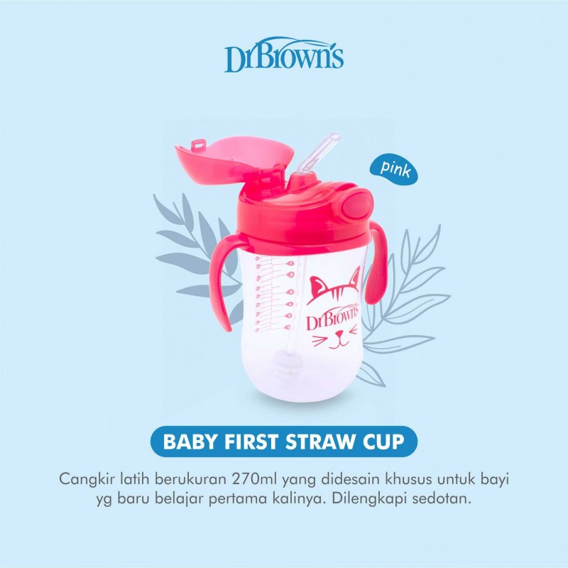 Dr Brown's 1st Straw Cup 270ml 6M