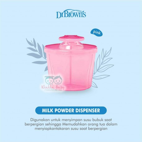Dr Brown - Milk Powder Dispenser - Pink