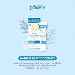 Dr Brown - Natural Baby Toothpaste Free Flouride