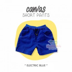 Canvas Short Pants - Electric Blue