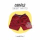 Canvas Short Pants - Maroon