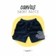 Canvas Short Pants - Navy