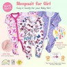 Libby Premium - Sleepsuit Kancing (3 pcs/pack) - Girl - 9-12 Month