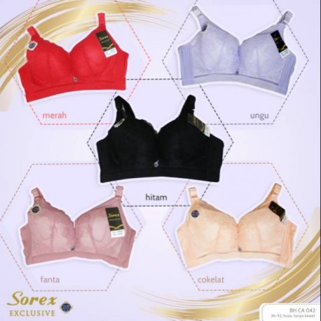 Sorex - Bra Sorex Exclusive CA 042 - Red