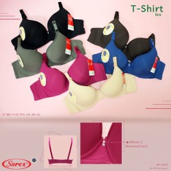 Sorex - Bra Sorex T-Shirt Bra 34151 (Kawat) - Gray