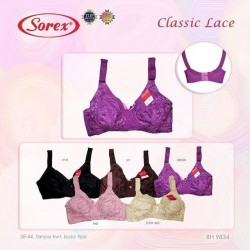 Sorex - Bra Sorex 9834 (Tanpa Kawat) - Purple
