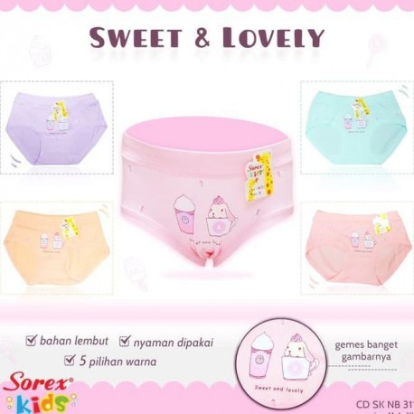 Sorex - ECER 1Pcs Celana Dalam Anak Sorex Kids SK NB311 [ECER 1PCS]