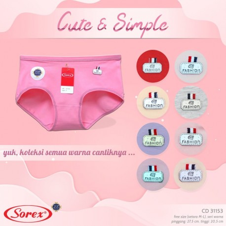 Sorex - ECER 1Pcs Celana Dalam 31153 [ECER 1PCS]