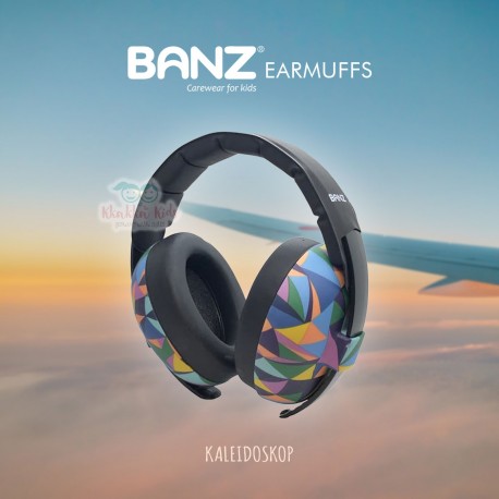 Baby Banz - Baby Earmuffs 0-2 Years - Kaleidoscope