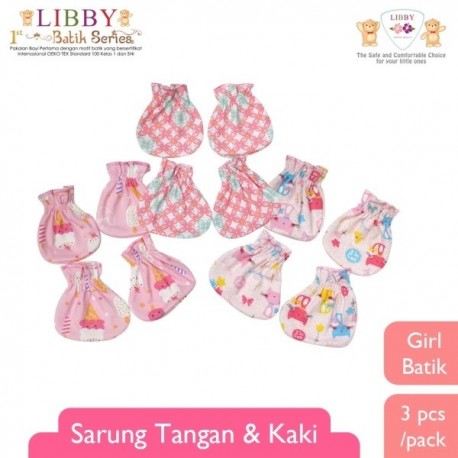 Libby - PACK 3 PCS Popok Tali Tali Print - Batik Series Girls [PACK 3 PCS]
