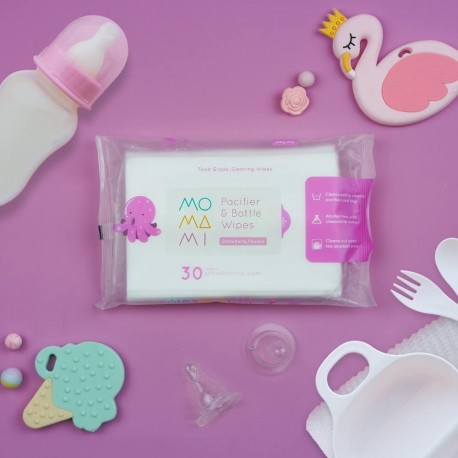 Momami - Pacifier & Bottle Wipes 30 Sachet