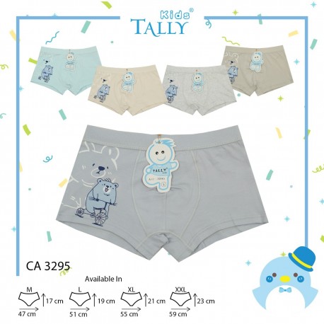 Tally - ECER 1 PCS Celana Dalam Anak CA3295 [ECER 1 PCS]