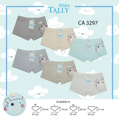 Tally - ECER 1 PCS Celana Dalam Anak CA3297 [ECER 1 PCS]