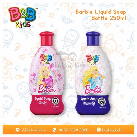 B&B Kids - Barbie Liquid Soap 250 ML Botol - Dress Up