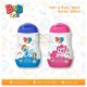 B&B Kids - Hair & Body Wash 280 ML Botol - Rainbow Dash (BLUE)