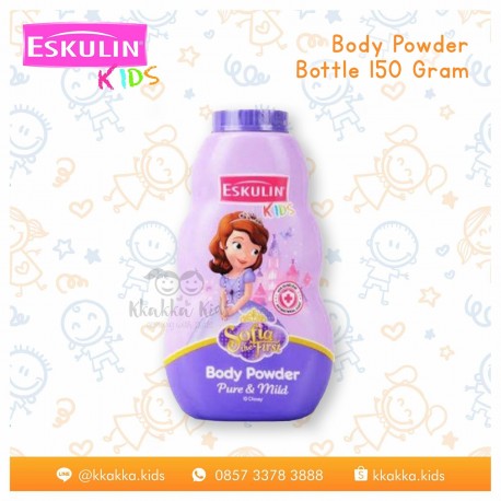 Eskulin - Body Powder 150 Gram Botol - Pure & Milk  [Sofia]