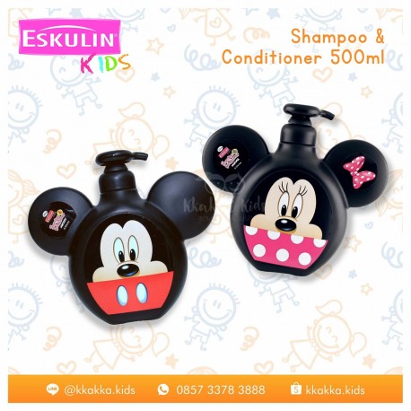 Eskulin - Shampoo & Conditioner BOTTLE 500ML - Mickey
