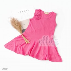 DR051 - Singlet Dress Polos Hot Pink