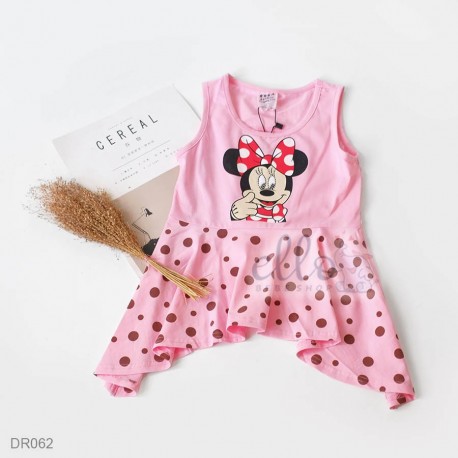 DR062 - Singlet Dress Minnie Polkadot
