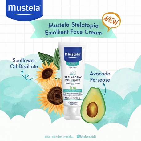 Mustela - Stelatopia Emollient Face Cream 40ML