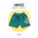 Canvas Short Pants - Teal