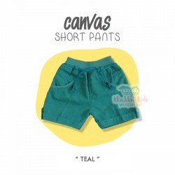 Canvas Short Pants - Teal