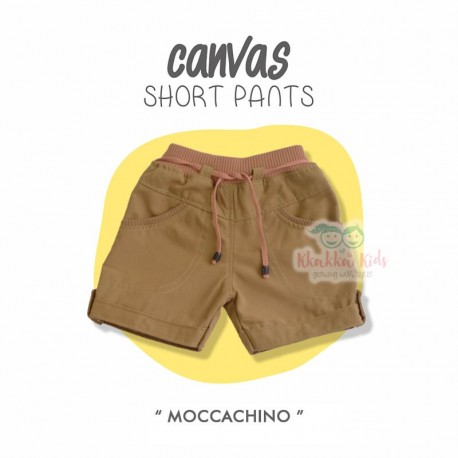 Canvas Short Pants - Mochacino