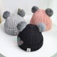 Coru Pom Pom Knit Hat