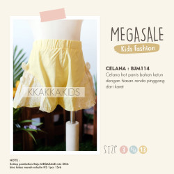 CL114 - CELANA Kuning Kombinasi Brukat