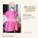 BJM222 - Dress Magenta Kancing Depan
