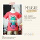 BJM208 - Kaos Merah Bear Hijau