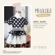 DR068 - Dress Tutu Hitam Polkadot