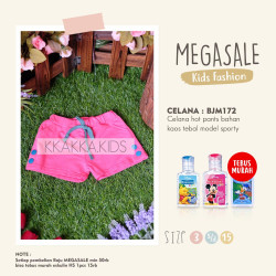 CL172 - Hotpants Hot Pink Bahan Kaos