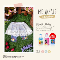 BJM066 - Celana Rok Kombinasi Lace