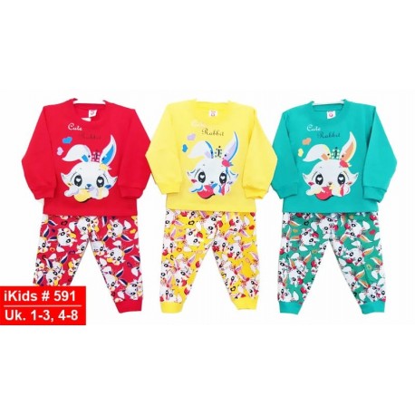 IKIDS Piyama Anak Panjang - 591 (Kelinci Cute)